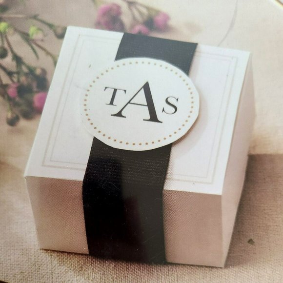 Gartner Studios Wedding Favor Boxes Ribbons Printable Tags 98ct Ivory Black - Picture 2 of 7